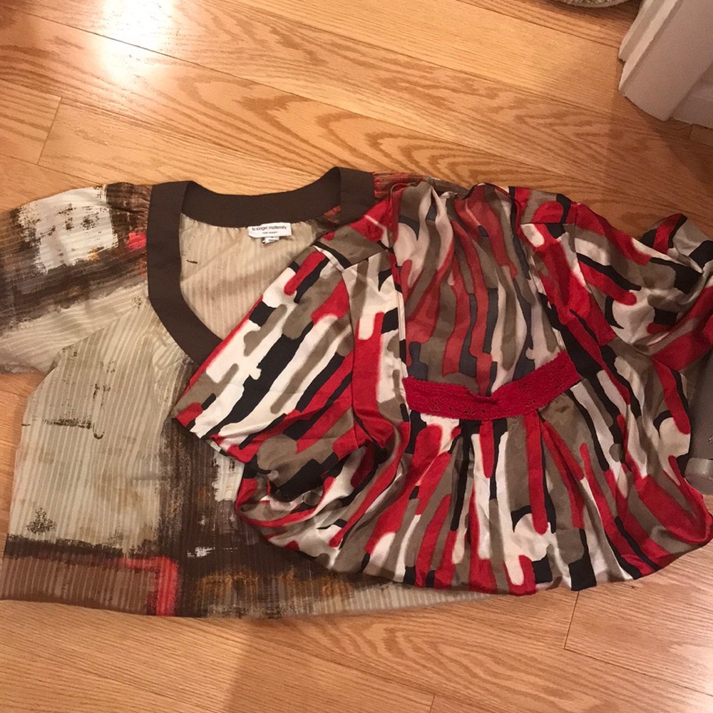 Two maternity tops